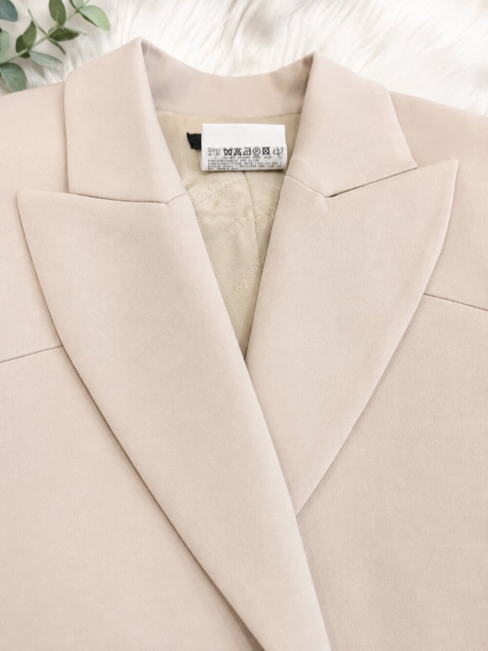 J’s Exte Ivory Tailored Blazer Jacket Made in Italy Size 32/46 - Picture 9 of 13